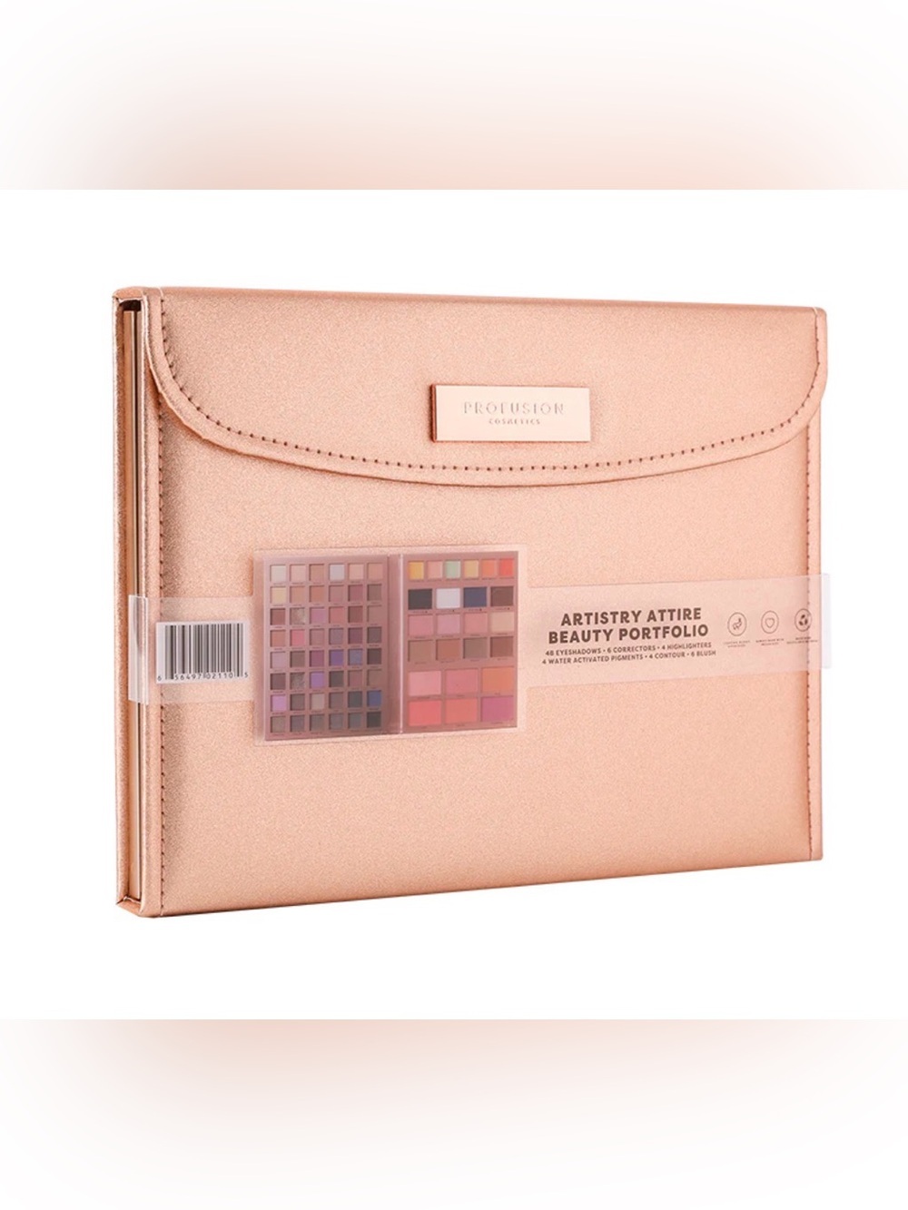 Profusion Cosmetics Artistry Attire Beauty Portfolio - Rose Gold
